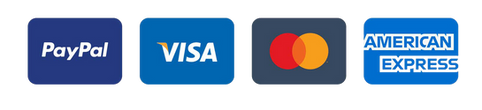 Visa and Mastercard payment options accepted